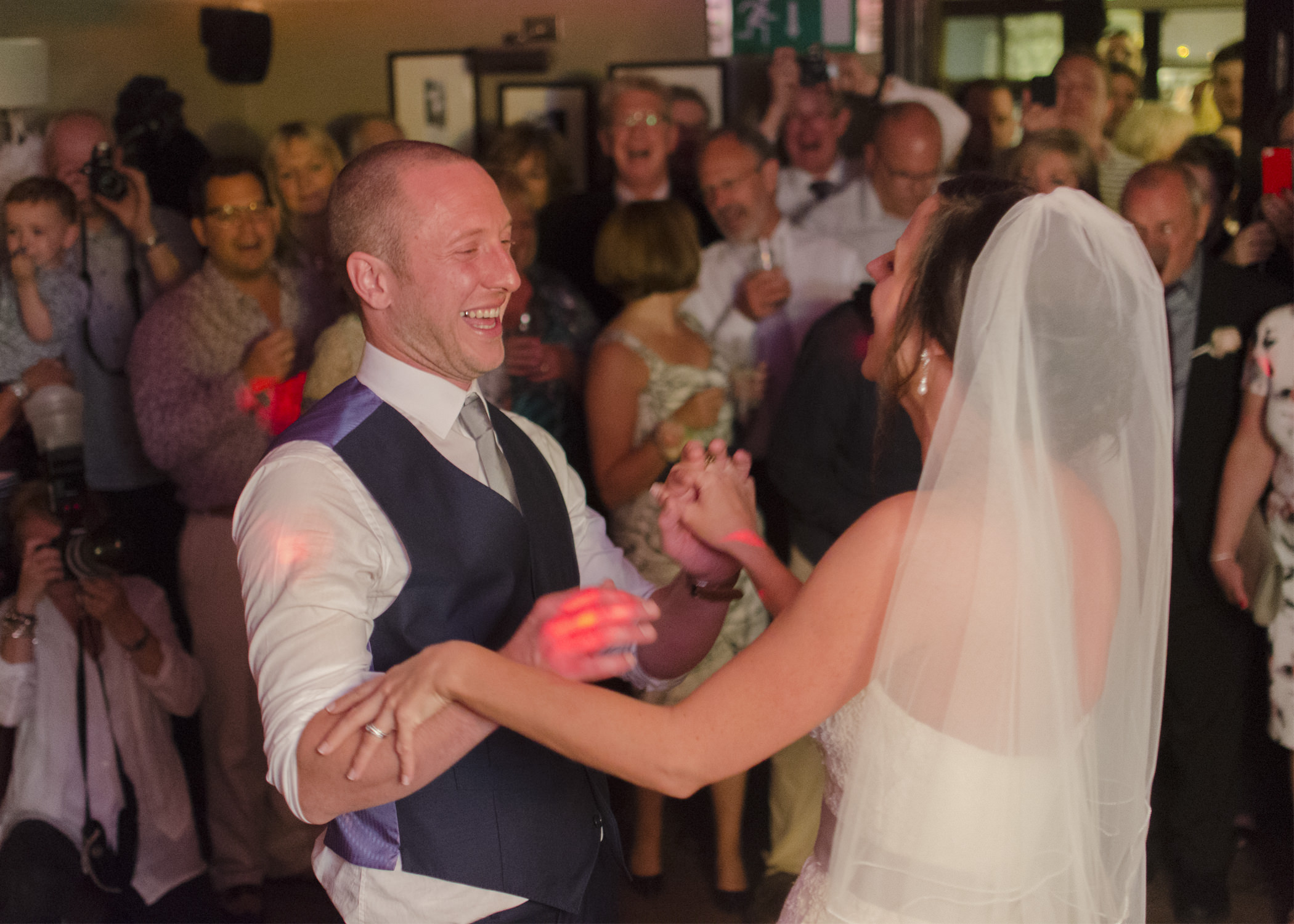 Bell's of Peover (Knutsford). Lisa and Rob.