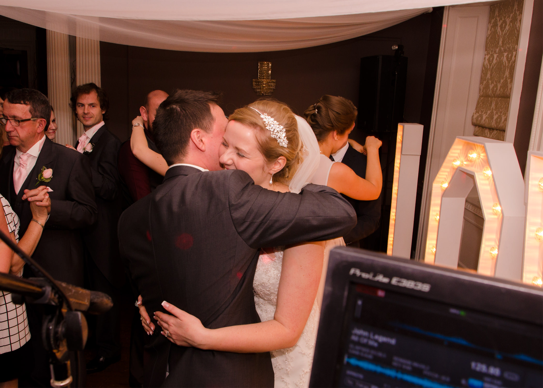 This is potentially how close your Wedding DJ will be to you.