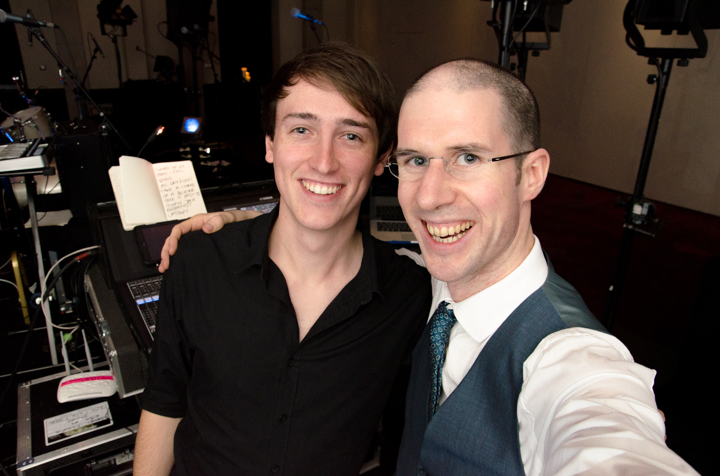 Adam from Tube with Wedding DJ Adam Carr.