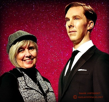 Benedict Cumberbatch and me at Madame Tussaud's London