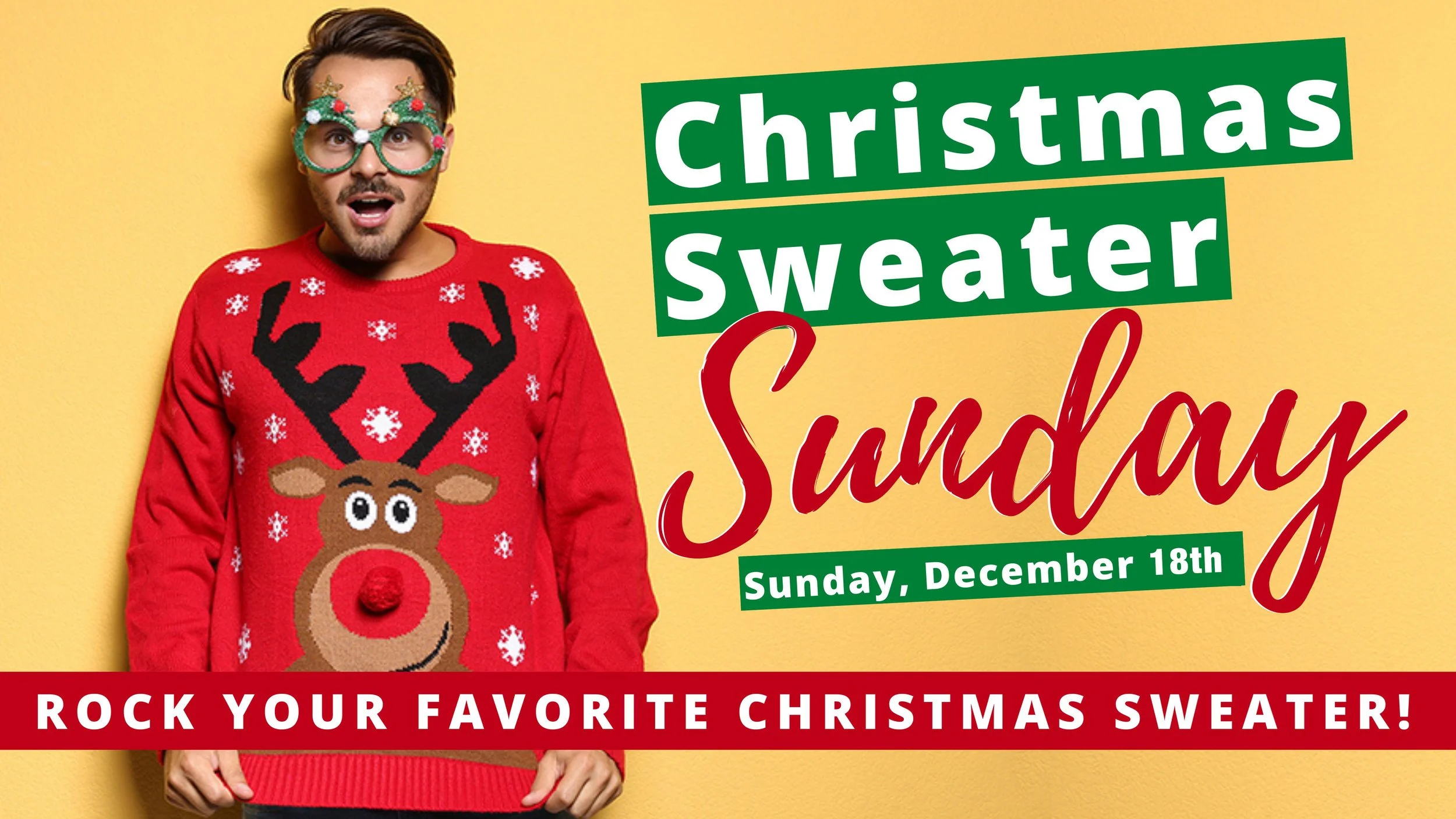 Christmas Sweater Sunday 