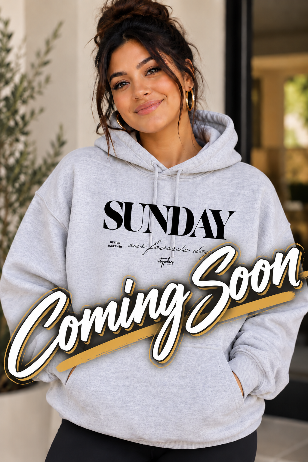 Sunday Hoodie - Ash Gray