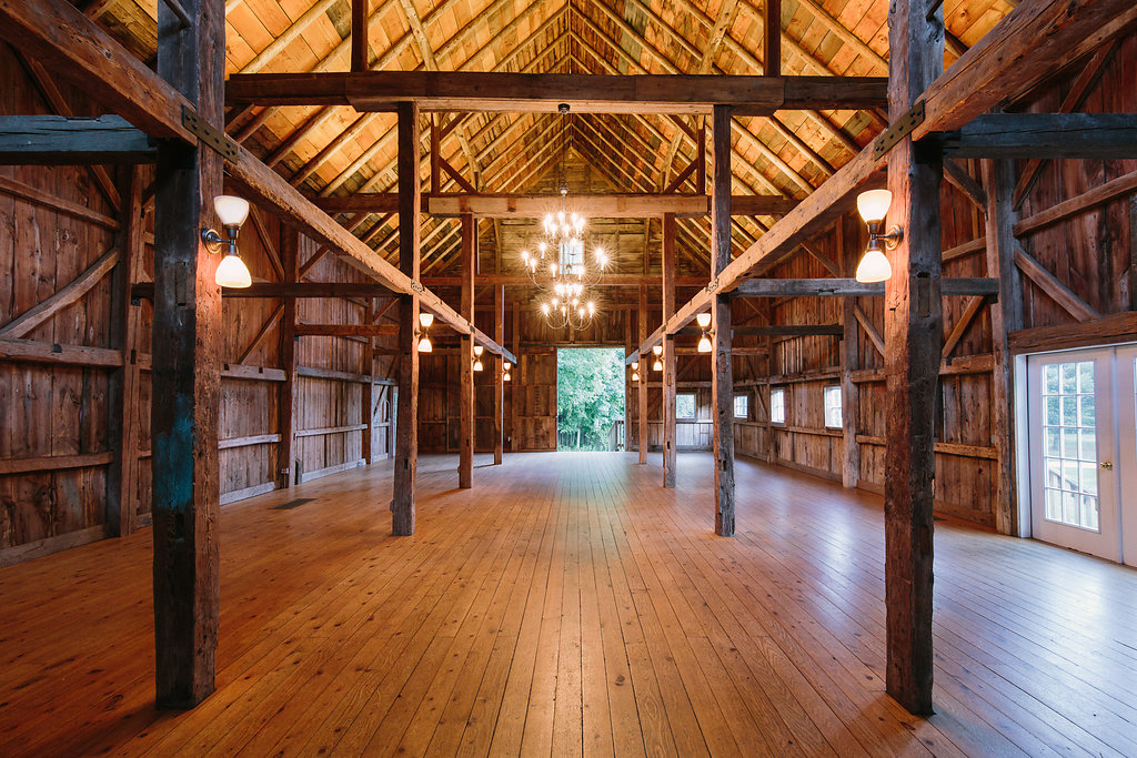 Rustic elegant Maine wedding barn venue: The Barn at Walnut Hill