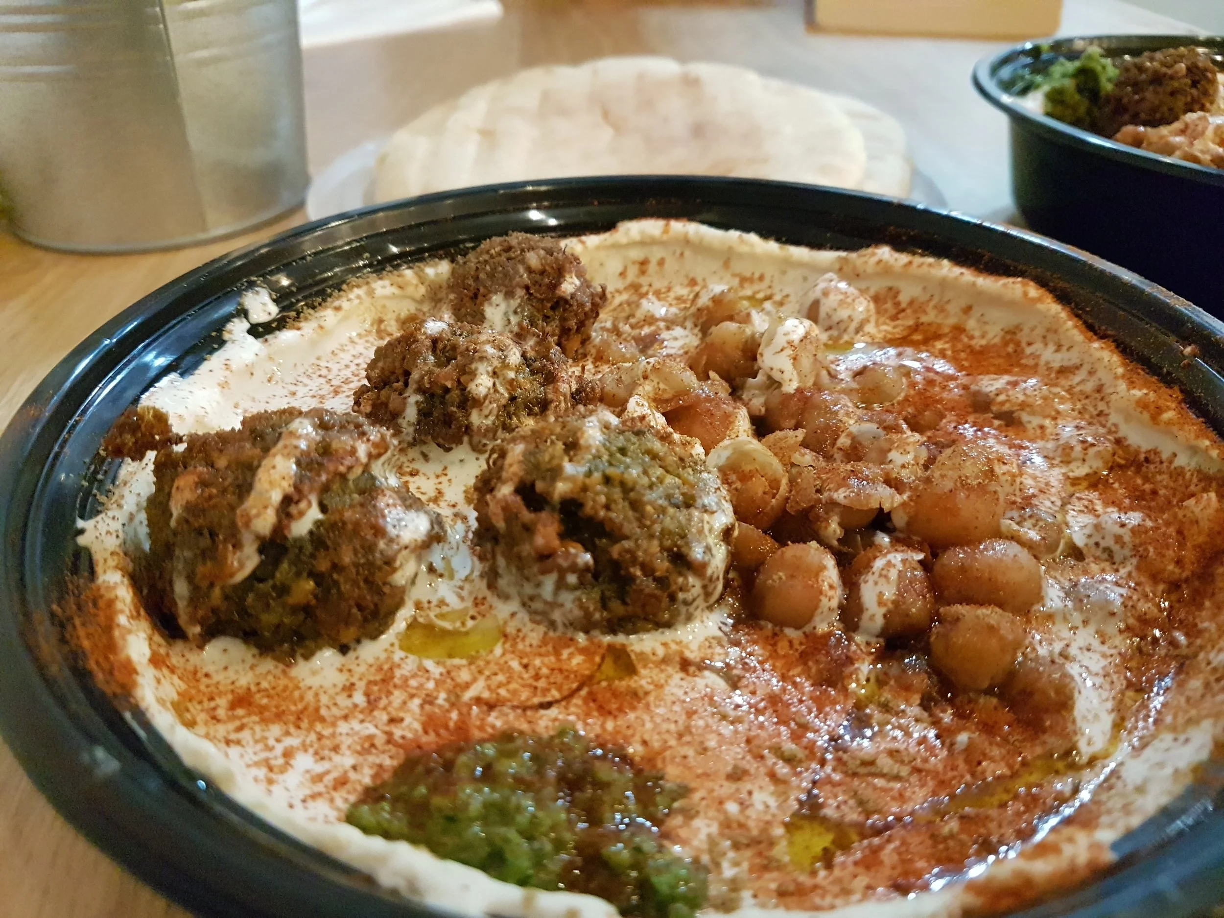 Hummus with Falafel