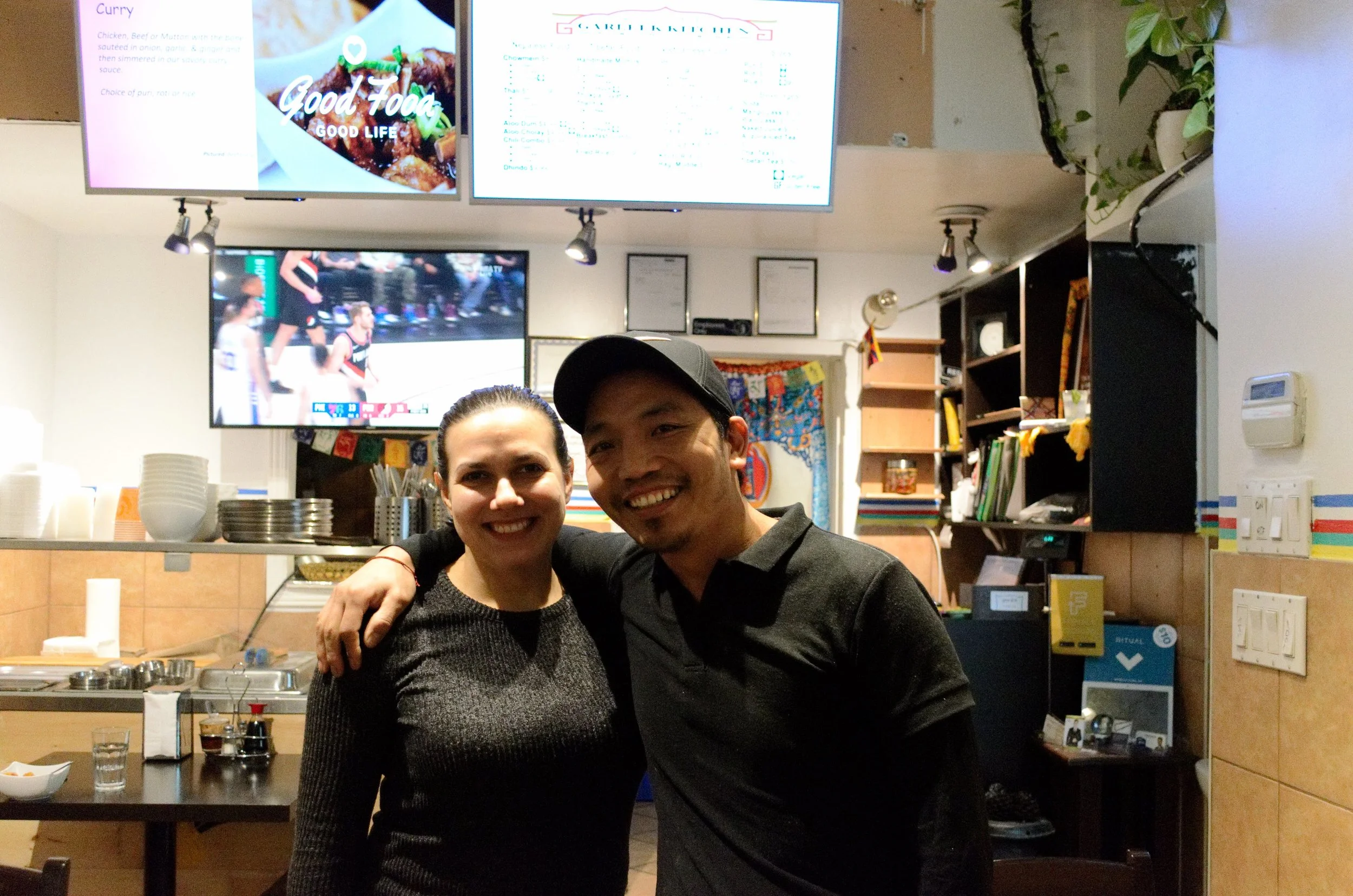 Tsering and his lovely wife