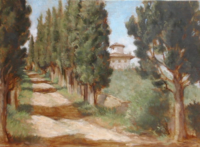 The Path to Villa Corsini di Mezzomonte