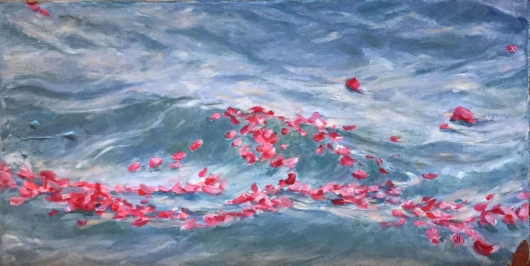 Rose Petals on the Ganges, Rishikesh
