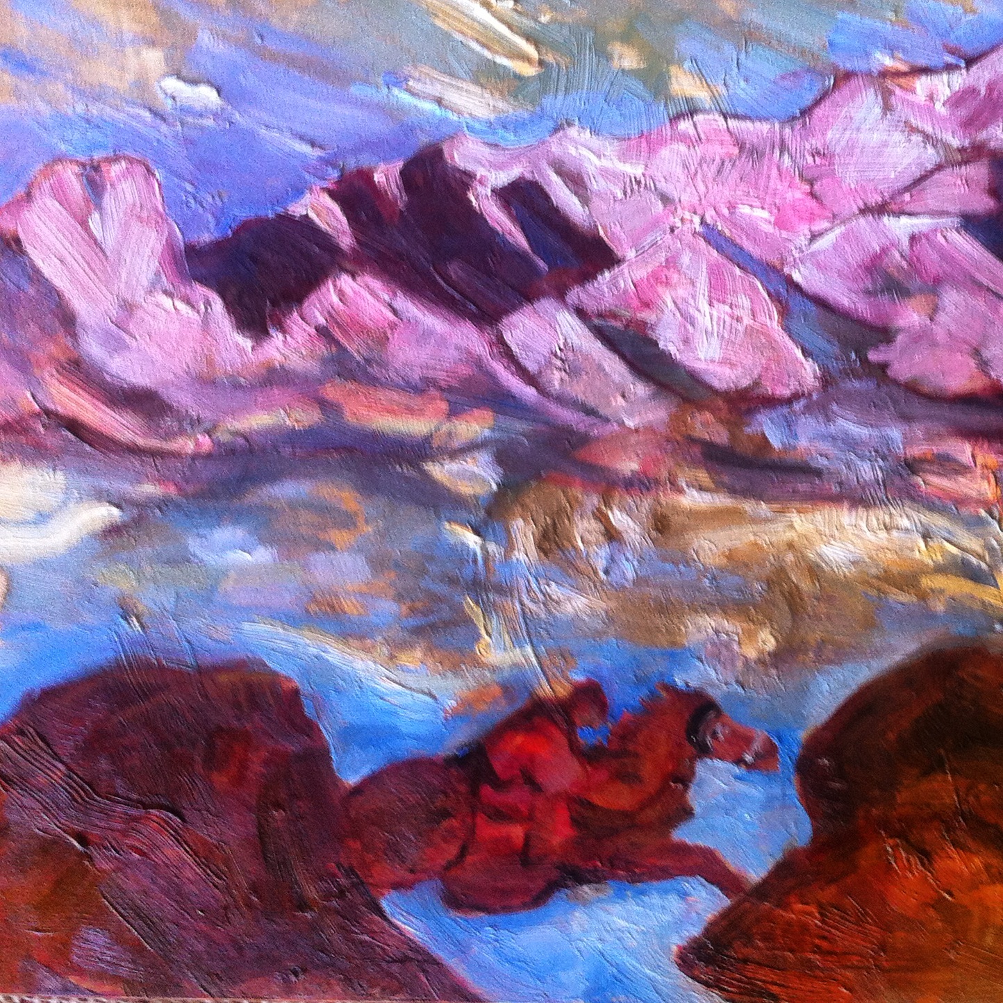 The Messenger, (homage to Nicholas Roerich)