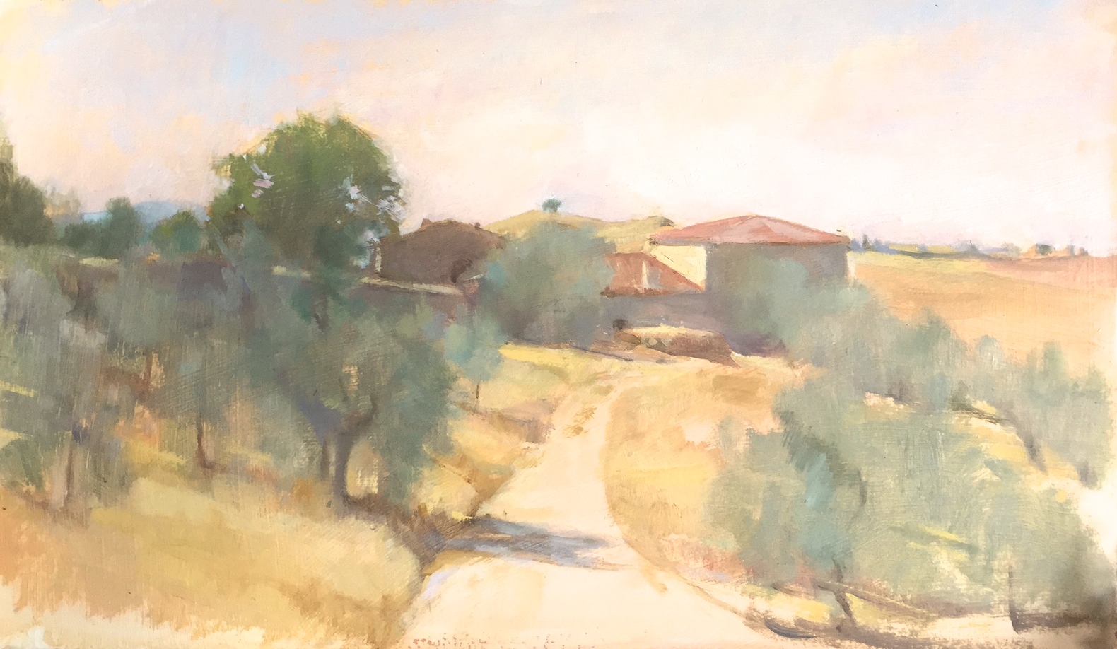 July Noon on a Tuscan farm