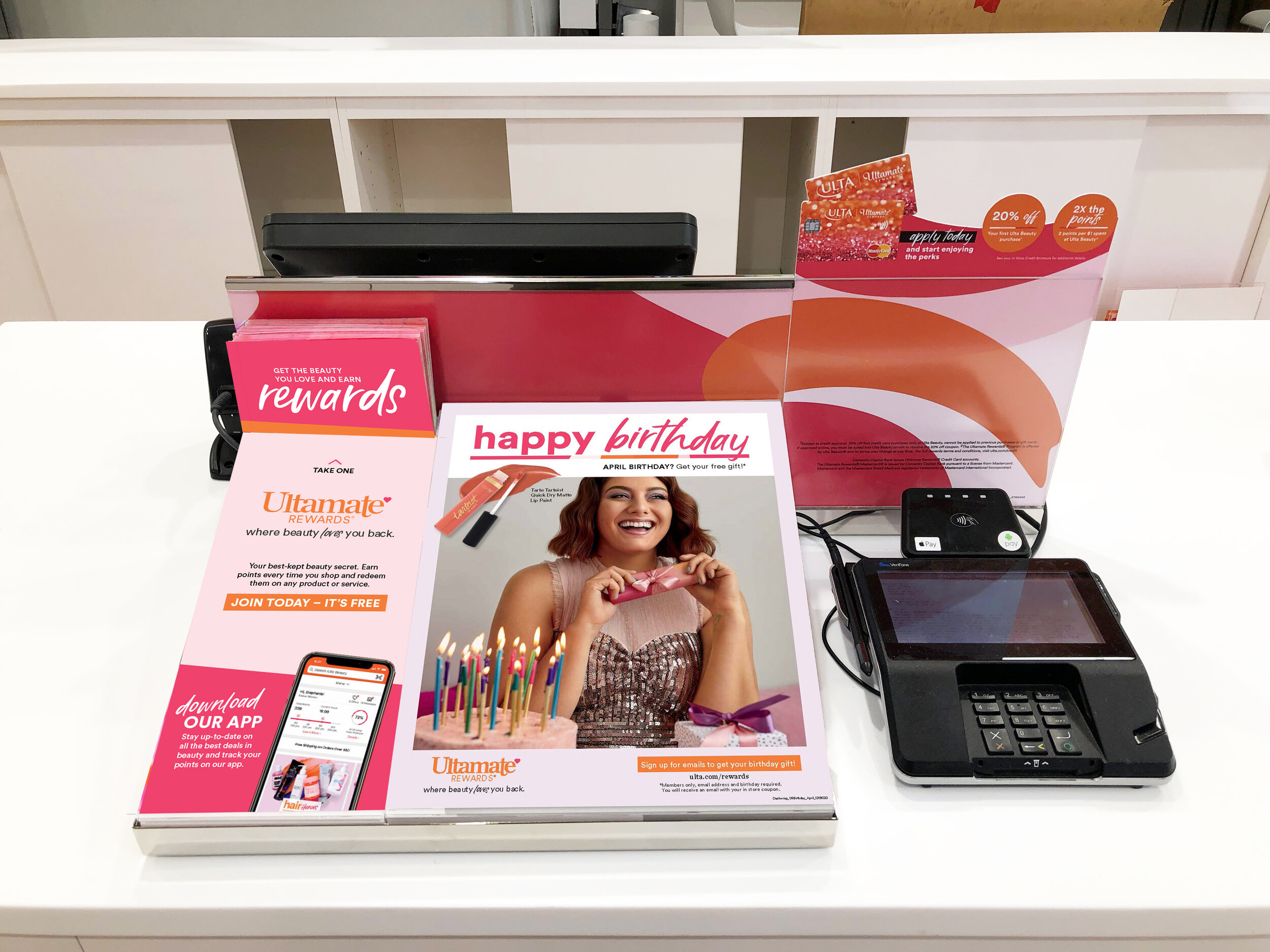 Cashwrap Display Graphics, Ulta Beauty