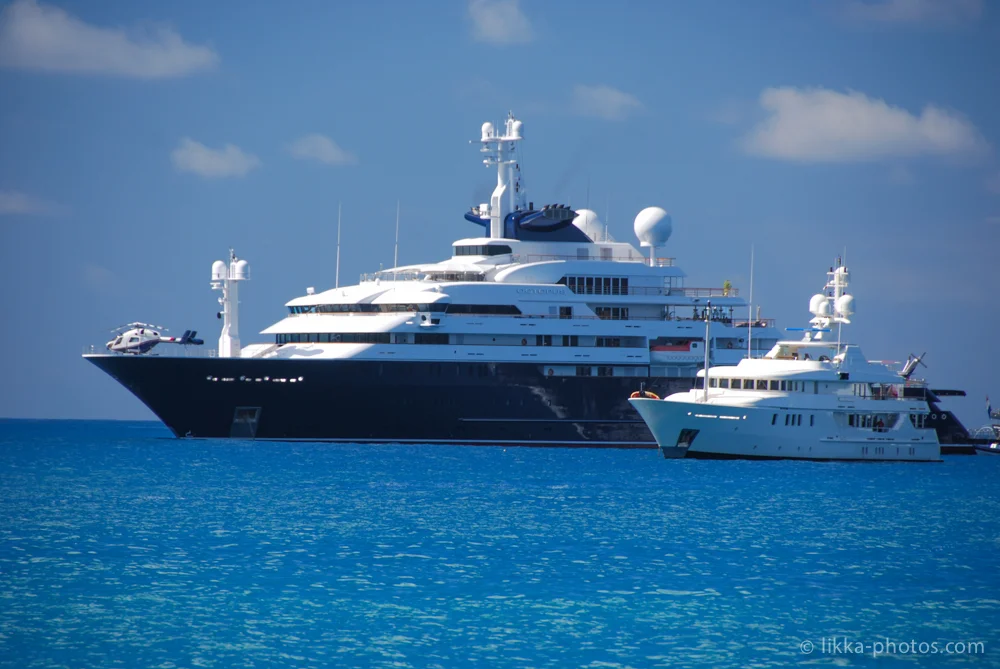 Mega yacht - st barth - st maarten - billionaire - yachting