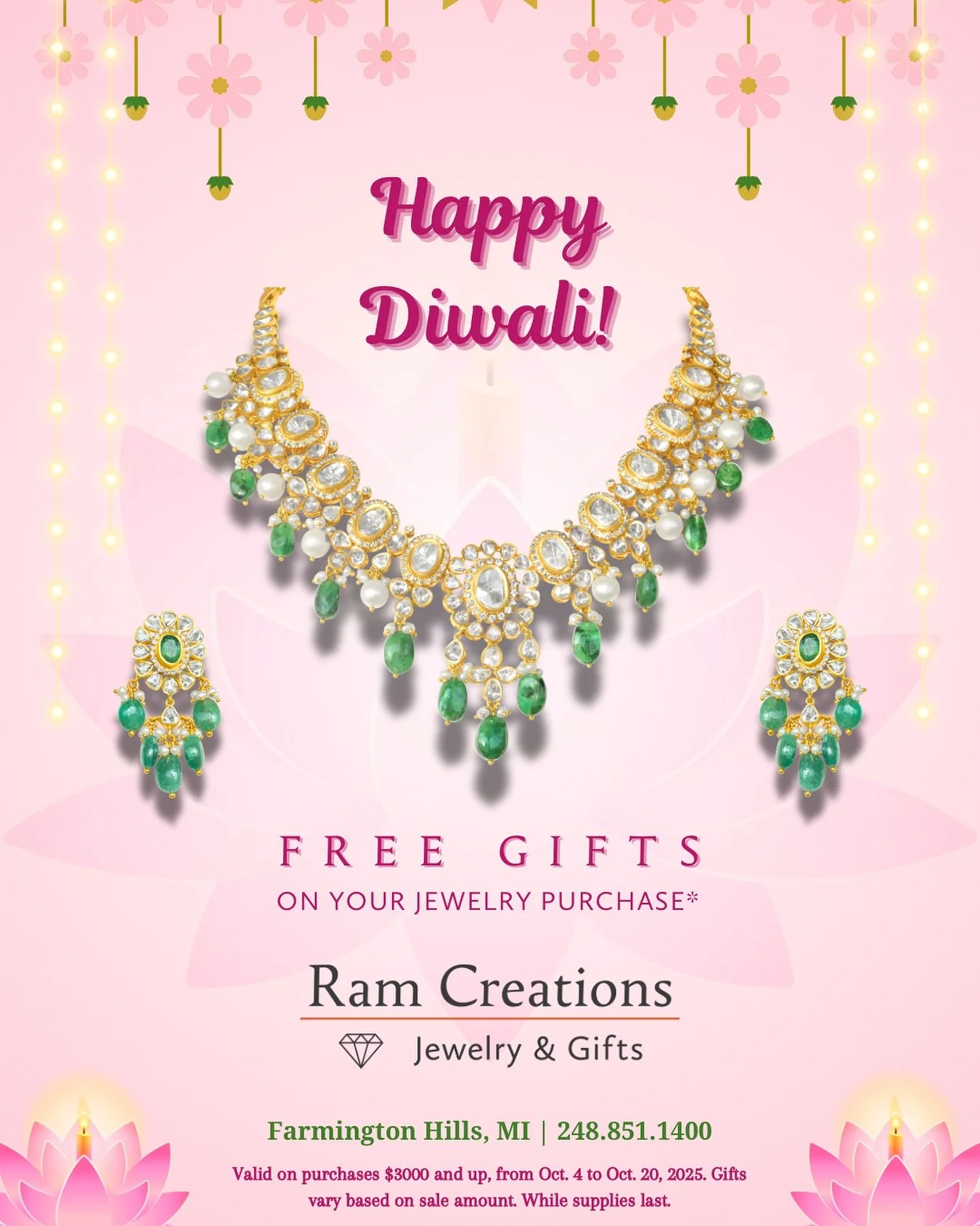 Our Diwali Sale has started! Visit us to put your items on hold before the Dhanteras rush! #diwali #diwali2025 #diwalisale