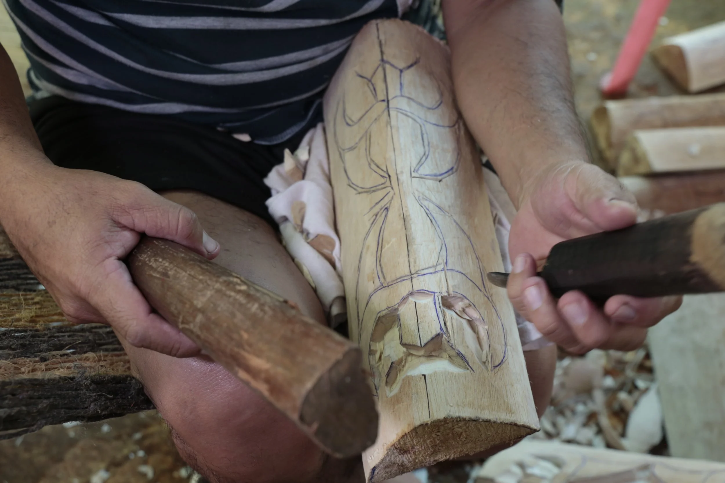  La artesanía es otro aspecto distintivo de la cultura Boruca. La comunidad es conocida por su habilidad para tejer cestas, tallar máscaras y crear tejidos coloridos y elaborados. Las máscaras Borucas, en particular, son apreciadas tanto por su belle