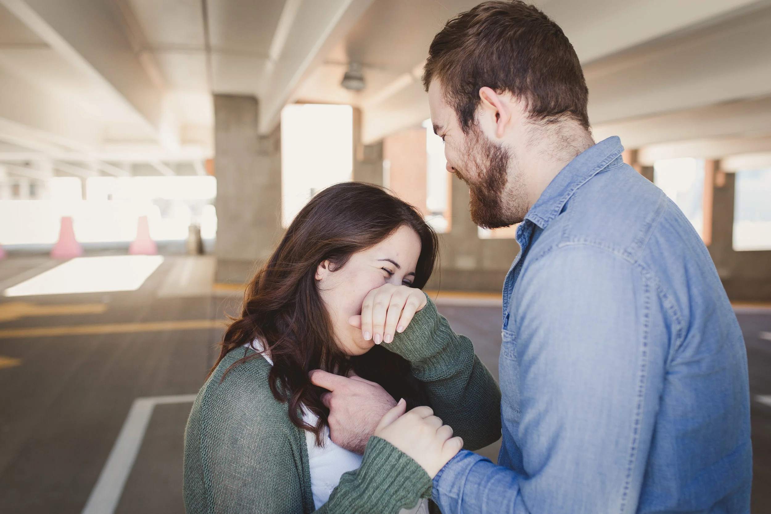 He can really make her laugh and that is so important in a relationship!