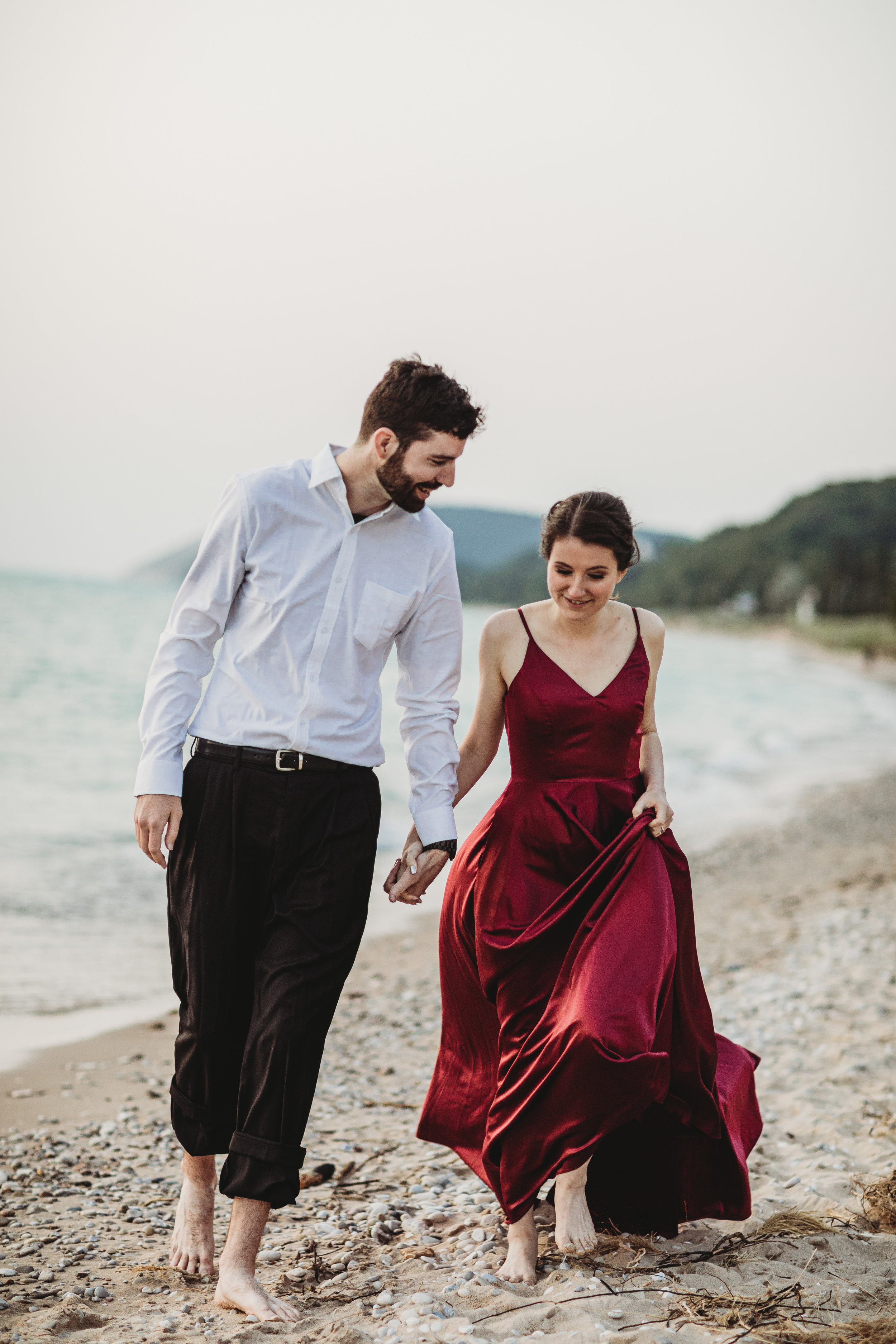 Katie + Austin Sleeping Bear Dunes Engagement Session-45.jpg