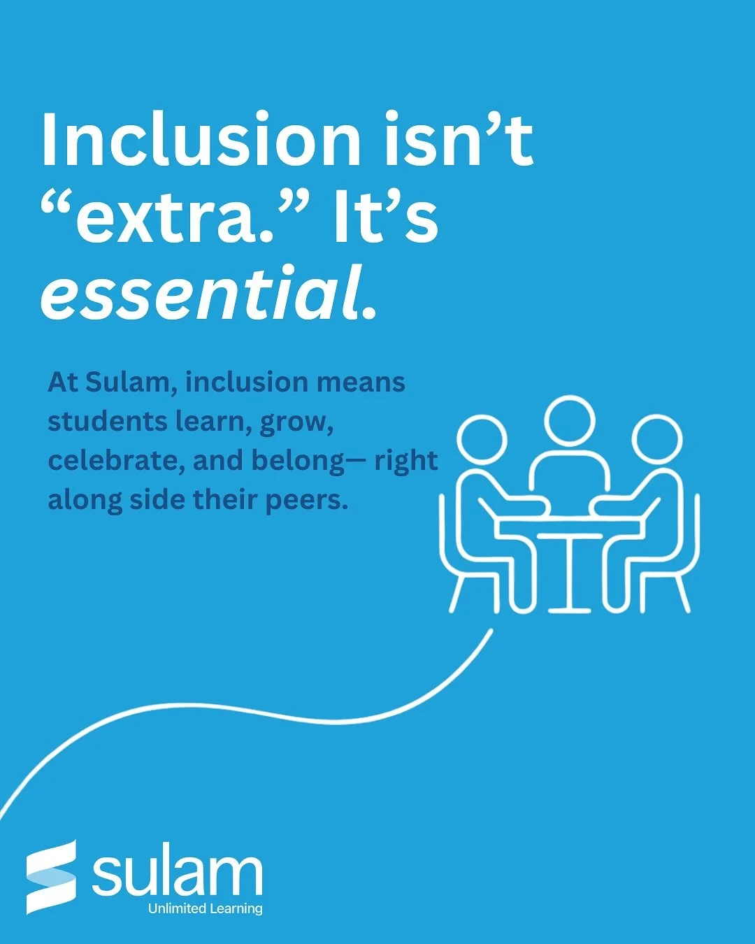 Inclusion isn&rsquo;t extra. It&rsquo;s essential. 💙

📣Our CauseMatch campaign is LIVE!
Every dollar is doubled-help us reach our goal of $200,000!

👉 Double your impact today: https://causematch.com/sulam2025

#jewisheducation #inclusion #diverse