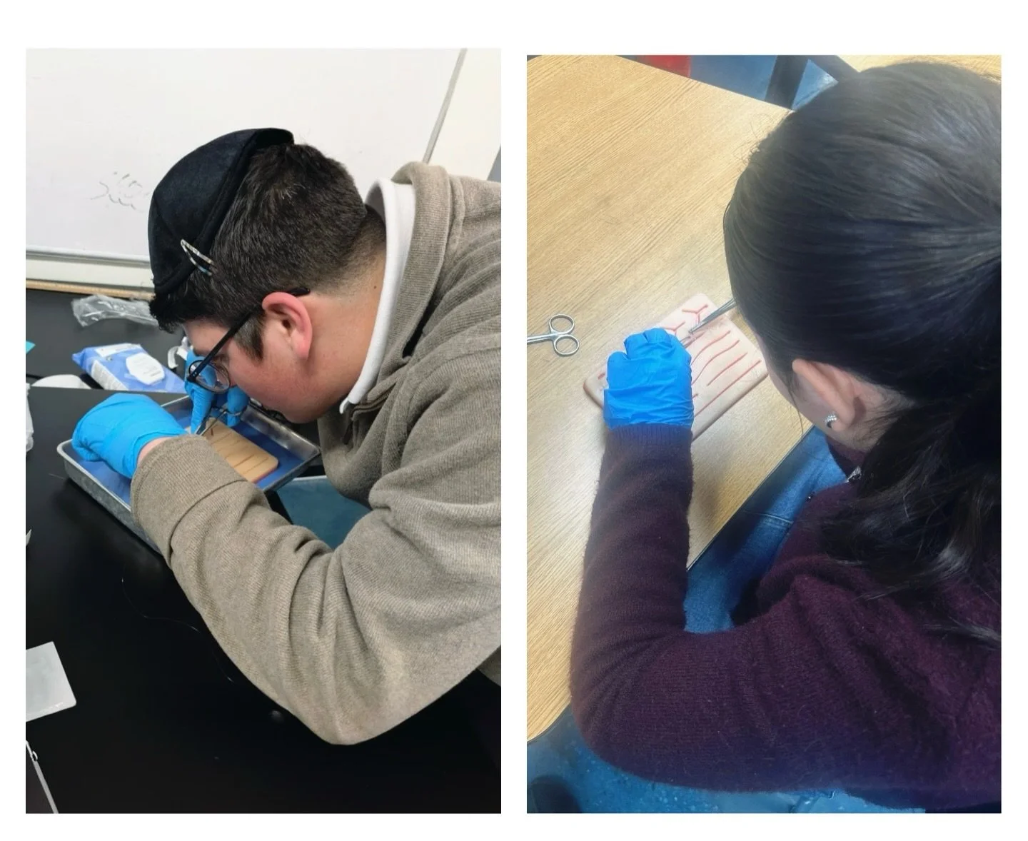 Future surgeons in the making 🩺✨ students are learning suturing techniques in anatomy and physiology and loving every minute of it.

At Sulam we provide the support that makes inclusion possible, so students are included in their classrooms and able