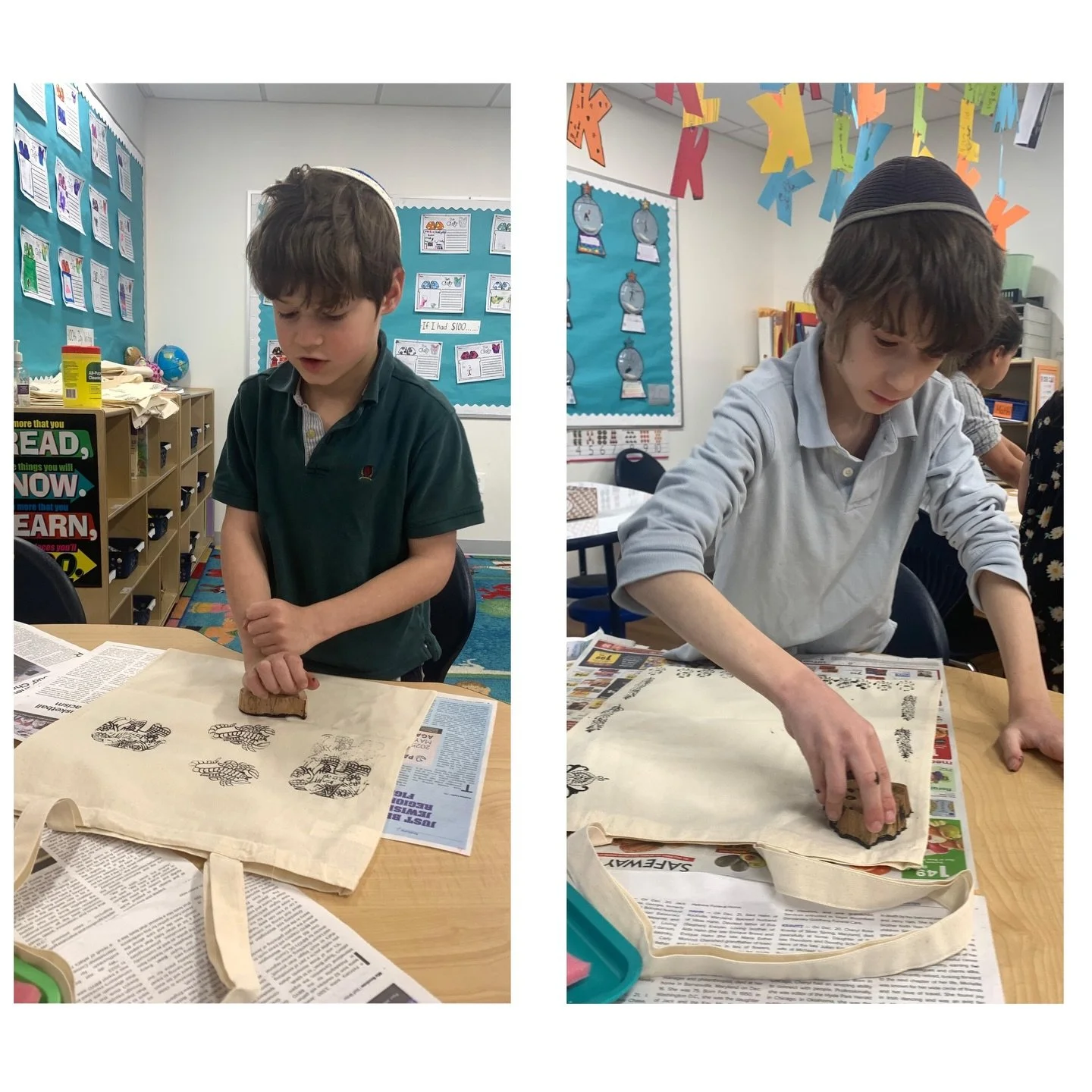 Our students enjoyed a fun, hands-on activity to learn about Indian art and explore a different culture through block stamping. Each student engaged in the process and created something uniquely their own!

Join us on April 30 for Sulam&rsquo;s 2026 