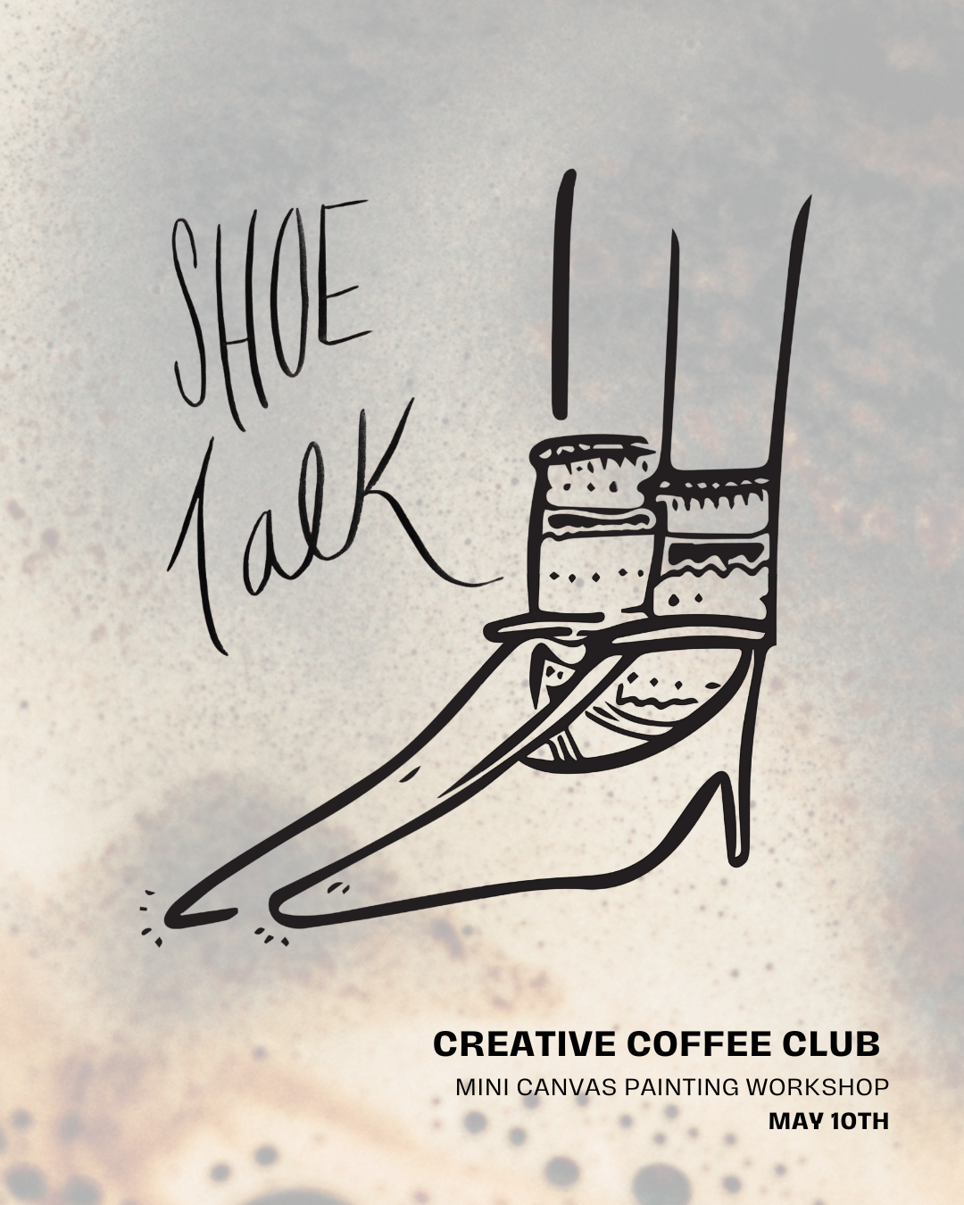 Mini Canvas Painting - Shoe Talk: Paint Your Personality