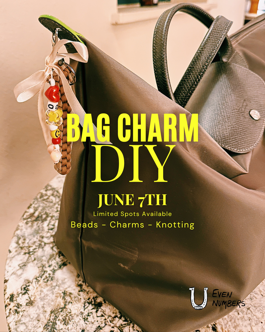 (BOOKING CLOSED) DIY Bag Charm Workshop 