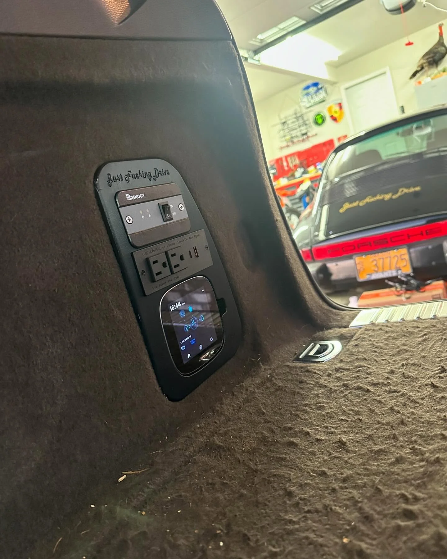 All setup for the road trips, camping, and track weekends of 2025!

100Ah lithium auxiliary battery, 50A DC-DC MPPT charger, and 1000W pure sine wave inverter installed. 
I have solar panels ready to mount and wire in as well, but this setup will run