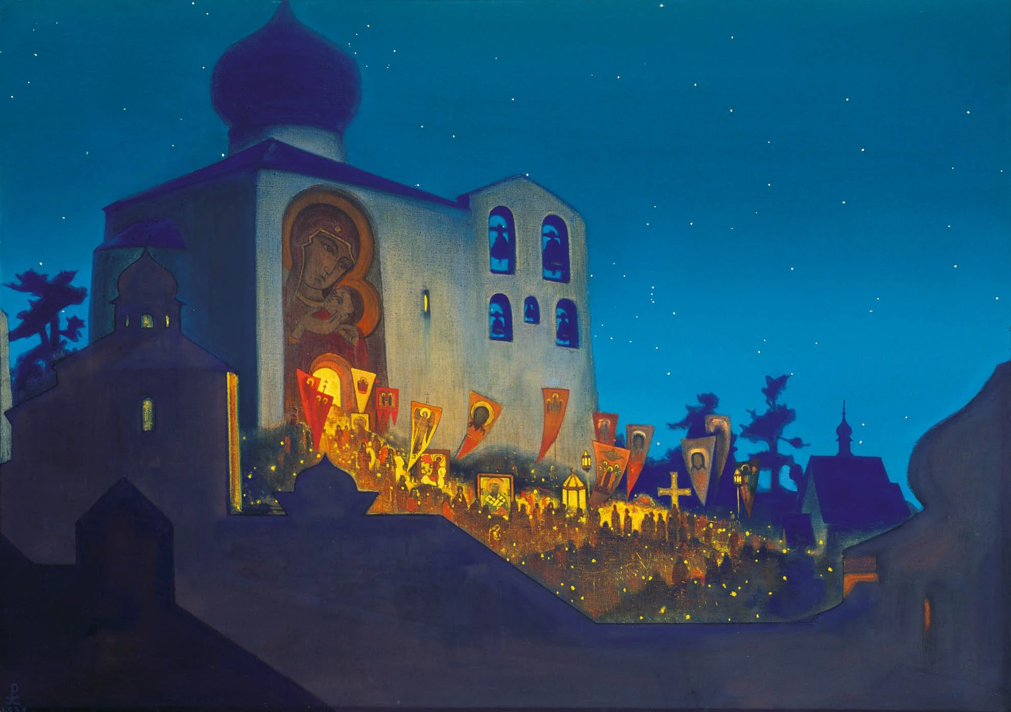 Nicholas Roerich, Sky Power, 1934