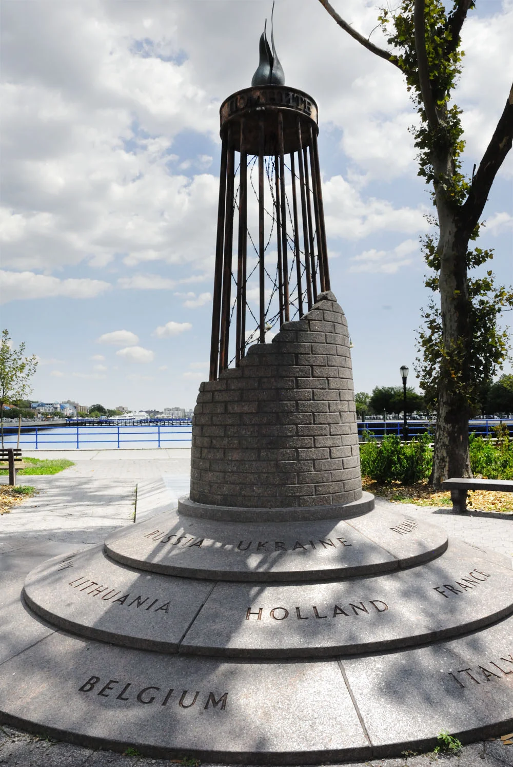 Sheepshead Bay | new york's first public holocaust memorial holds the name of every country effected and sits at the sheepshead bay footbridge. Transportation | B/Q Train to Sheepshead Bay. Junket Tip | Walk toward the water on Sheepshead Bay Road and hang a right at the water. Find the holocaust memorial at the corner of Emmons and West End Avenue.