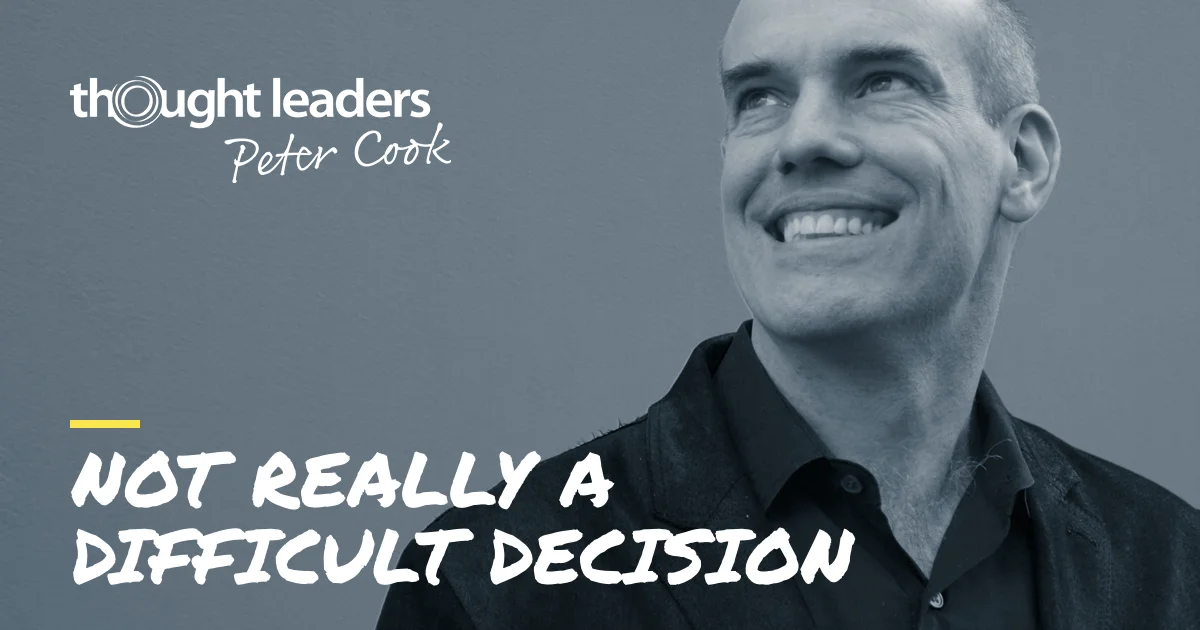 Not really a difficult decision