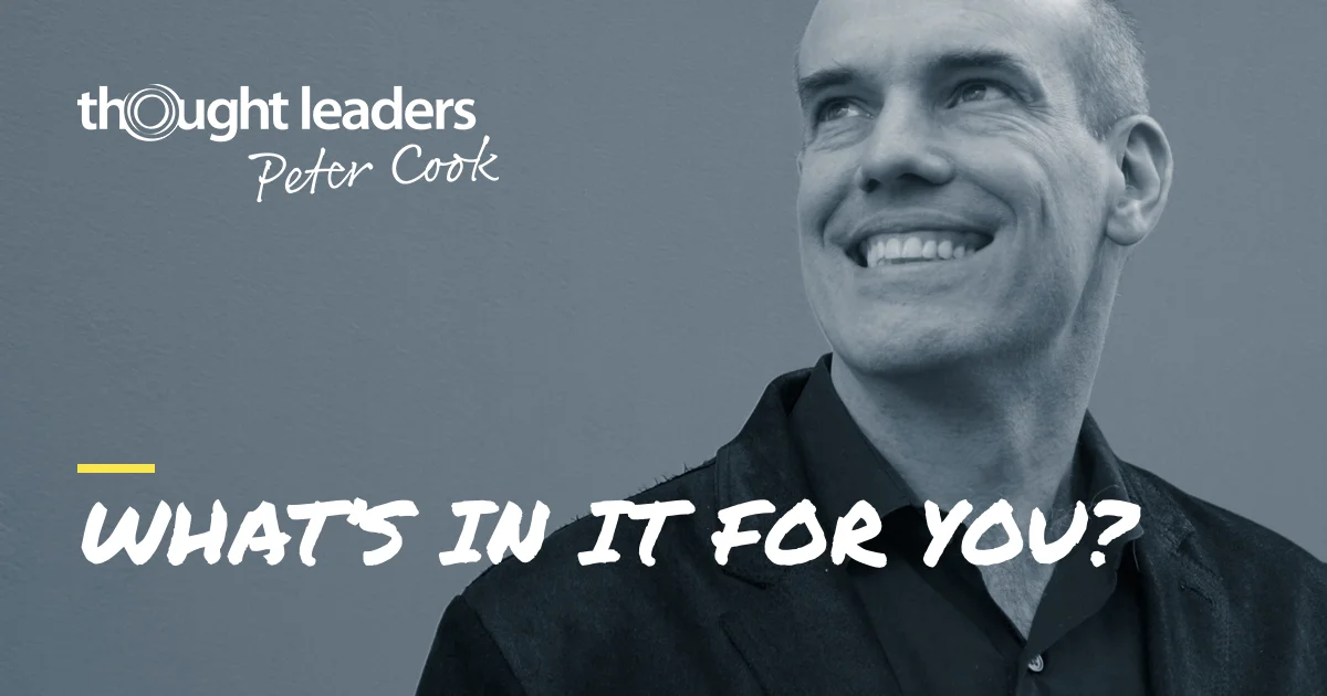 What's in it for you?