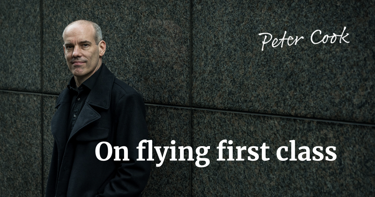 On flying first class
