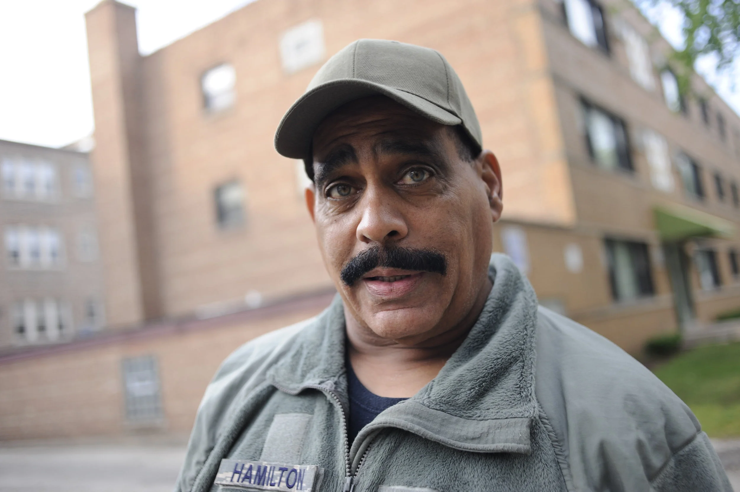 Gerald Hamilton in the South Shore neighborhood in Chicago. (Bill Healy/WBEZ)
