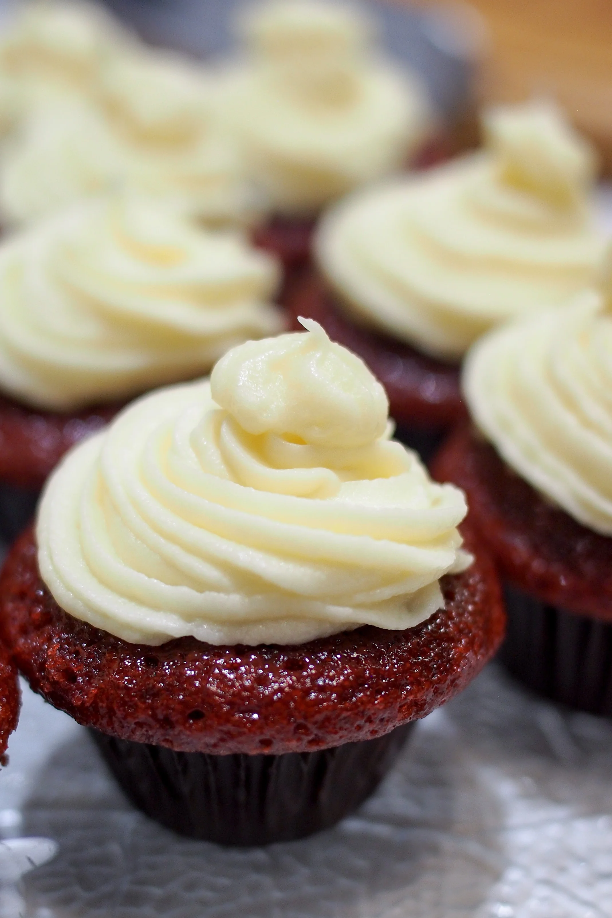 Mini Red Velvet Cupcakes