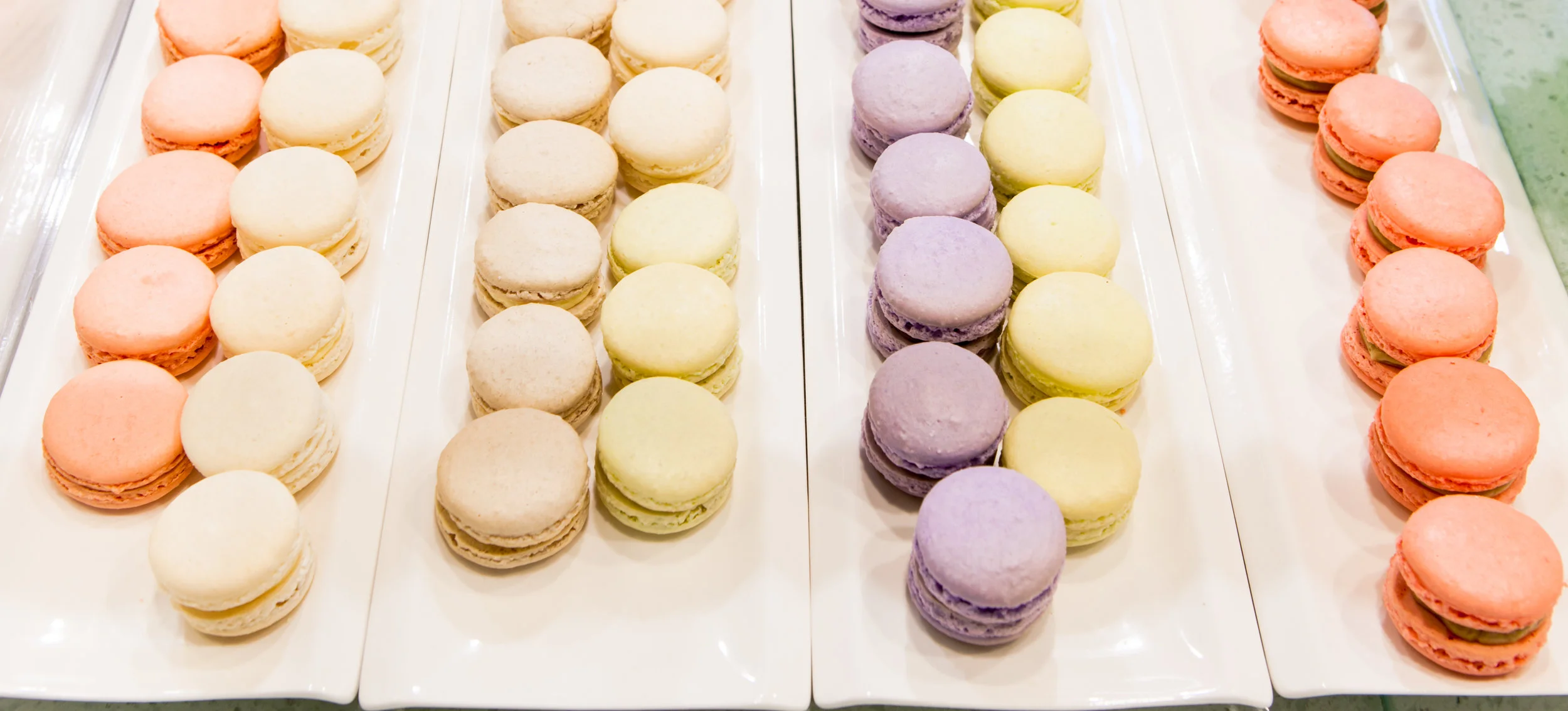 Macaron flavors change frequently
