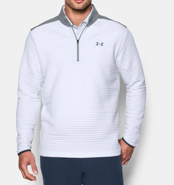 UA Ribbed Zip $90