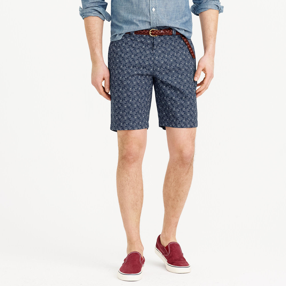 J.Crew 9" Printed