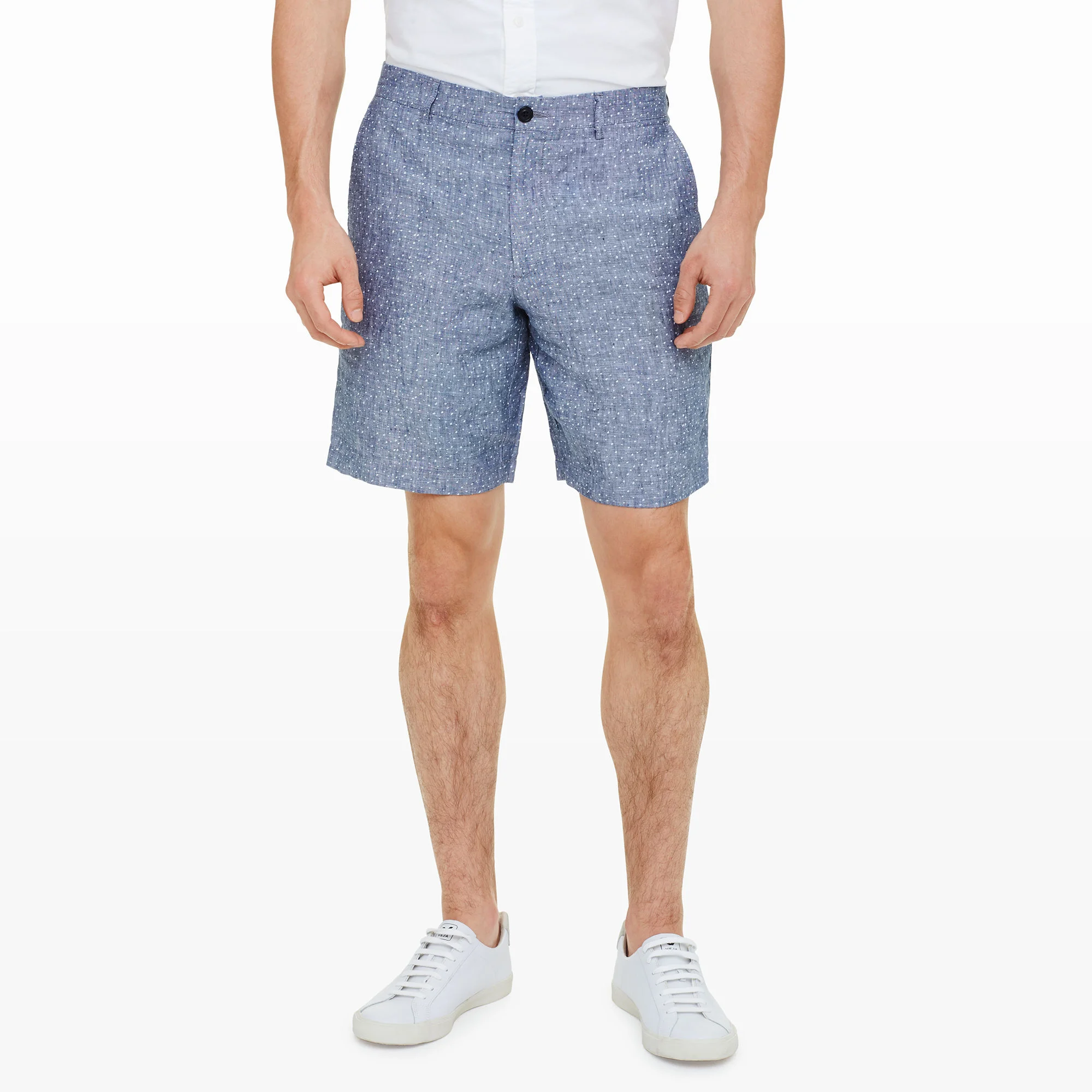 Club Monaco 9" Chambray Dot