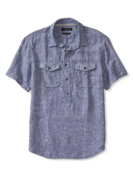 Banana Republic Linen Popover