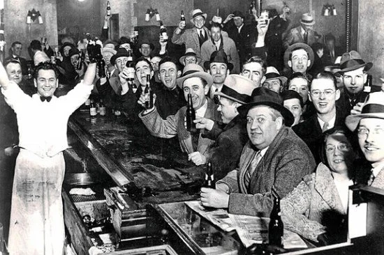 Speakeasy during Prohibition