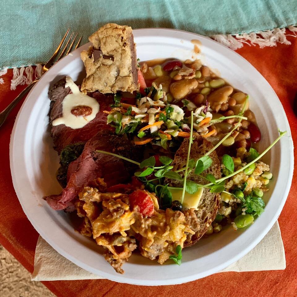 community - potluck plate of food.jpg