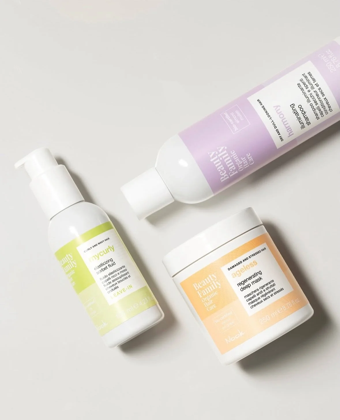 La gamme Beauty Family Organic Hair Care de @nook_italy 

Une s&eacute;lection d&rsquo;ingr&eacute;dients naturels et des formulations vegan 100 % made in Italy, pour prendre soin de vos cheveux au quotidien, en douceur et en conscience 

Hydratation