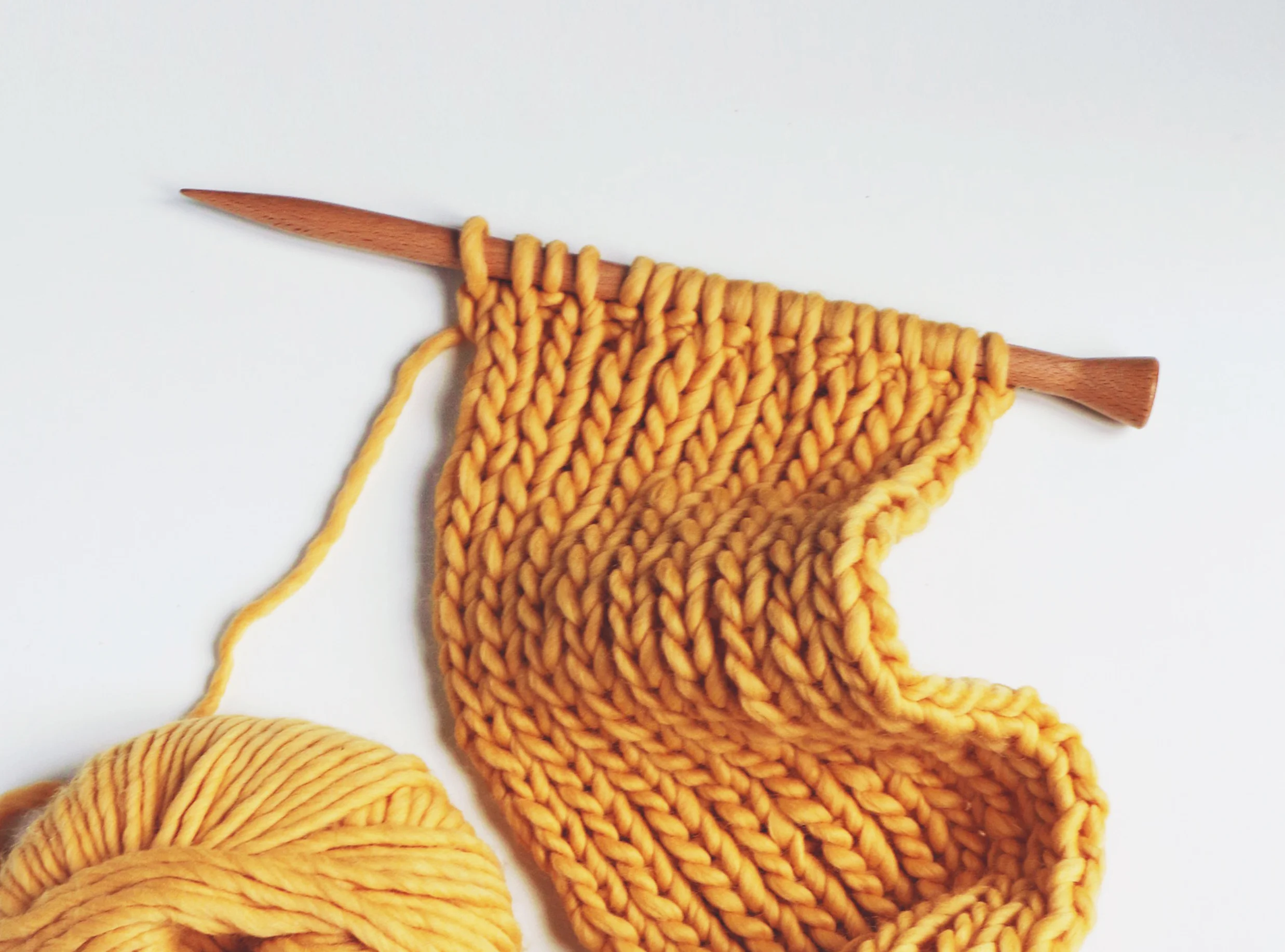 Le point de côtes 1x1 - the 1x1 rib stitch
