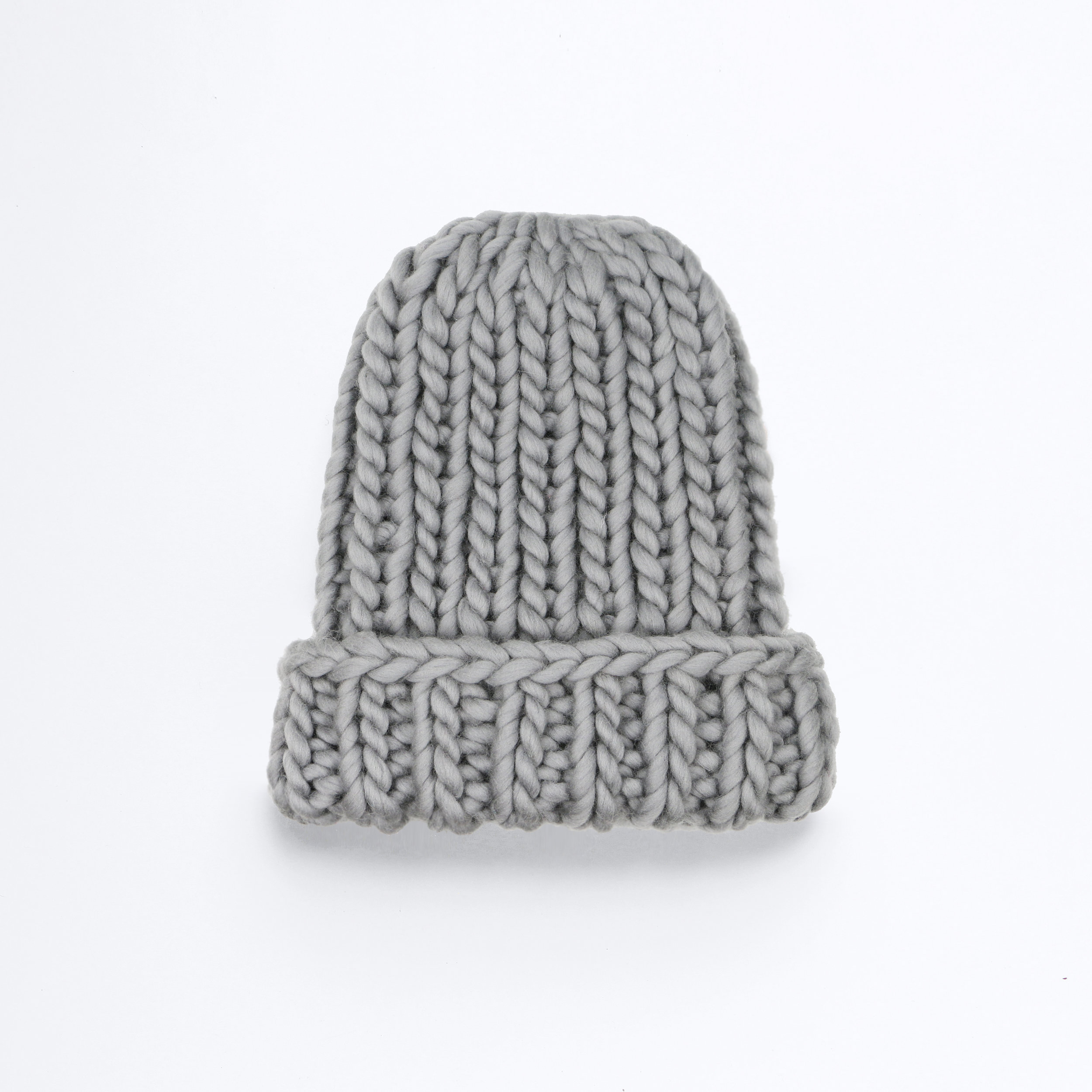 GO BIG OR GO HOME BEANIE - Granite