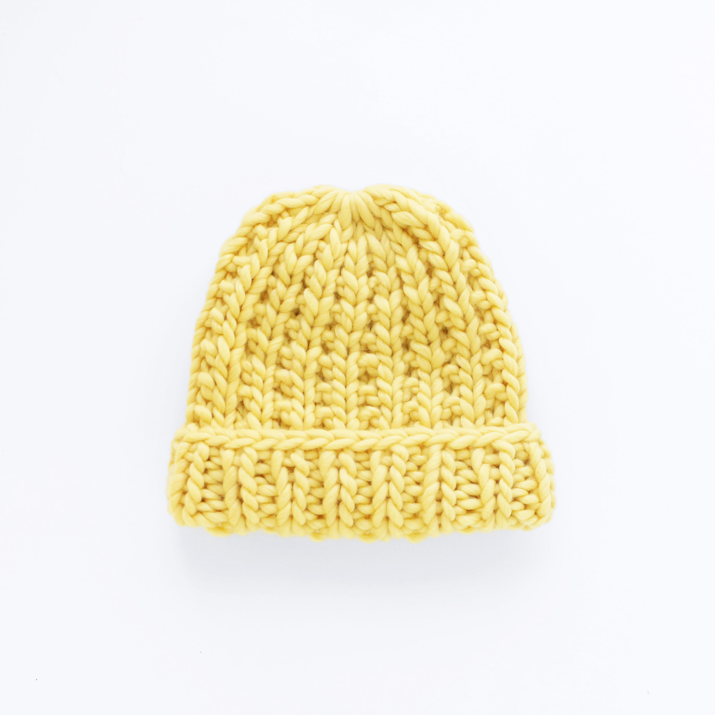 BIGGITY BEANIE - Lemon