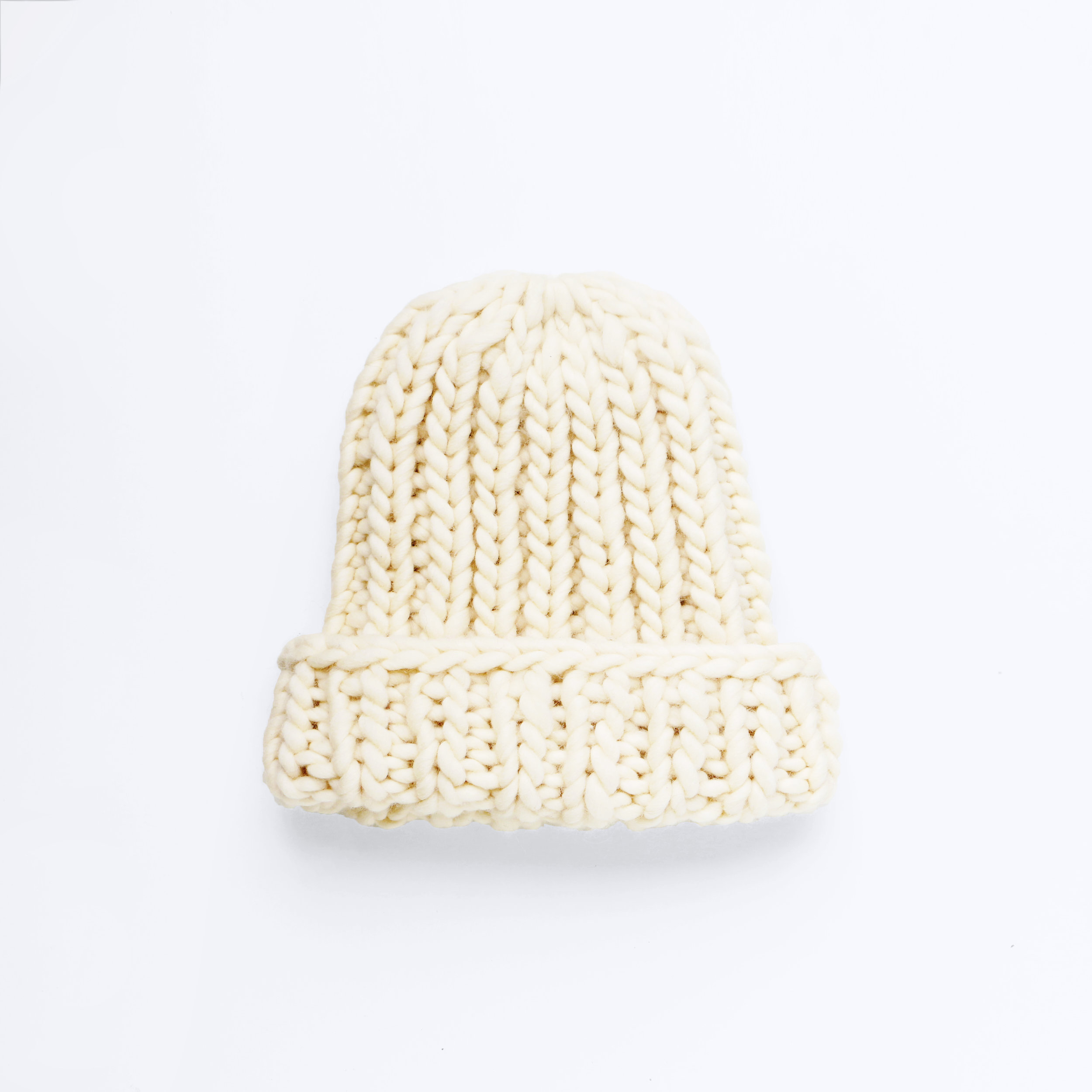 GO BIG OR GO HOME BEANIE - Ivory