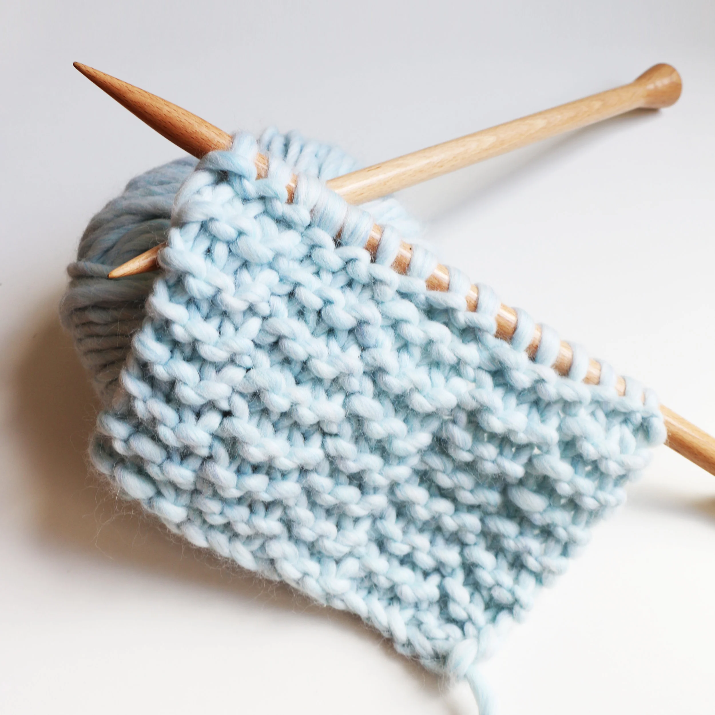 Les côtes mousse 3/3 - the 3/3 garter rib stitch