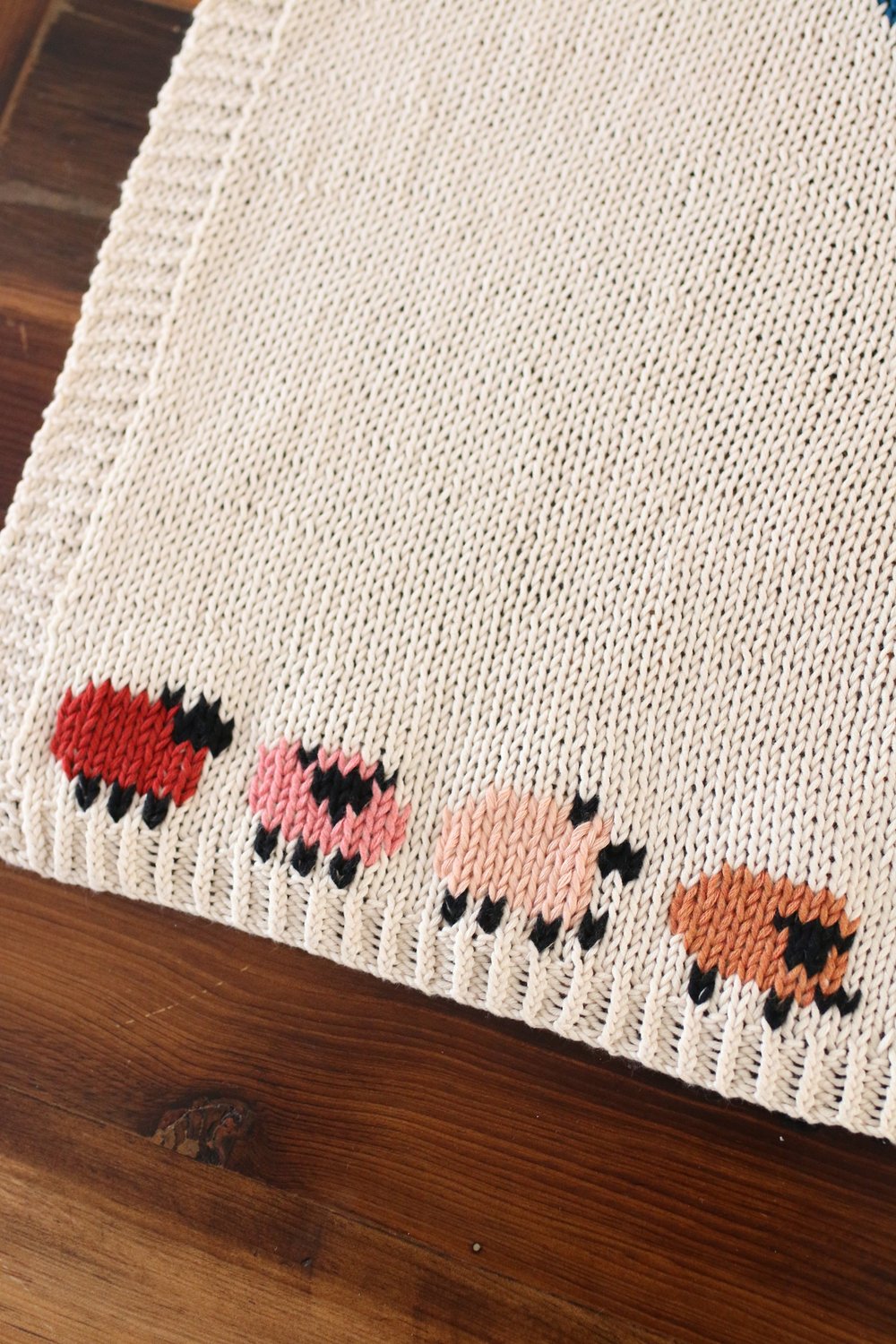 Baby rainbow blanket english — trust the mojo