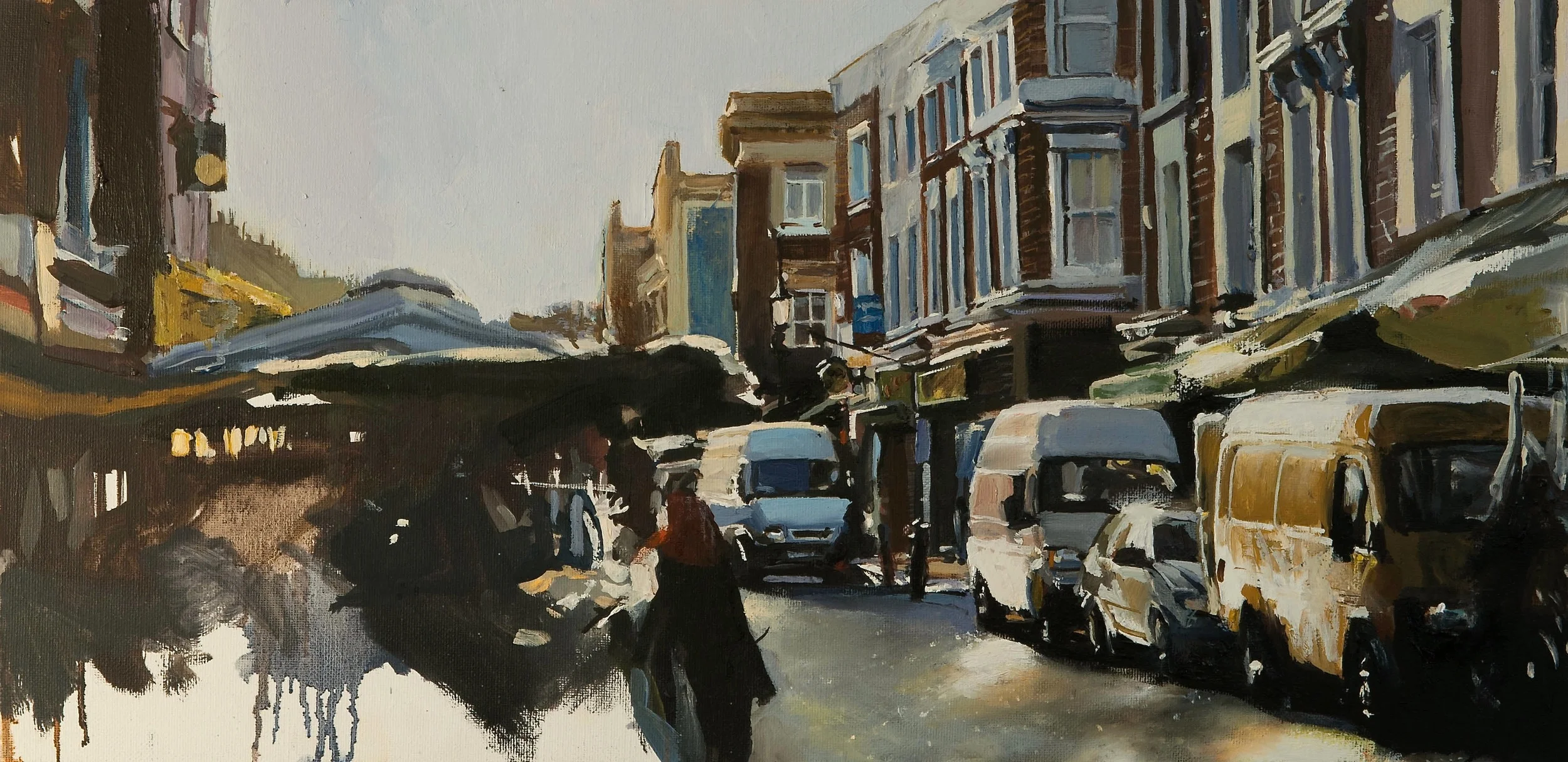 Portobello rd  - oil on canvas - 60x30cm - SOLD