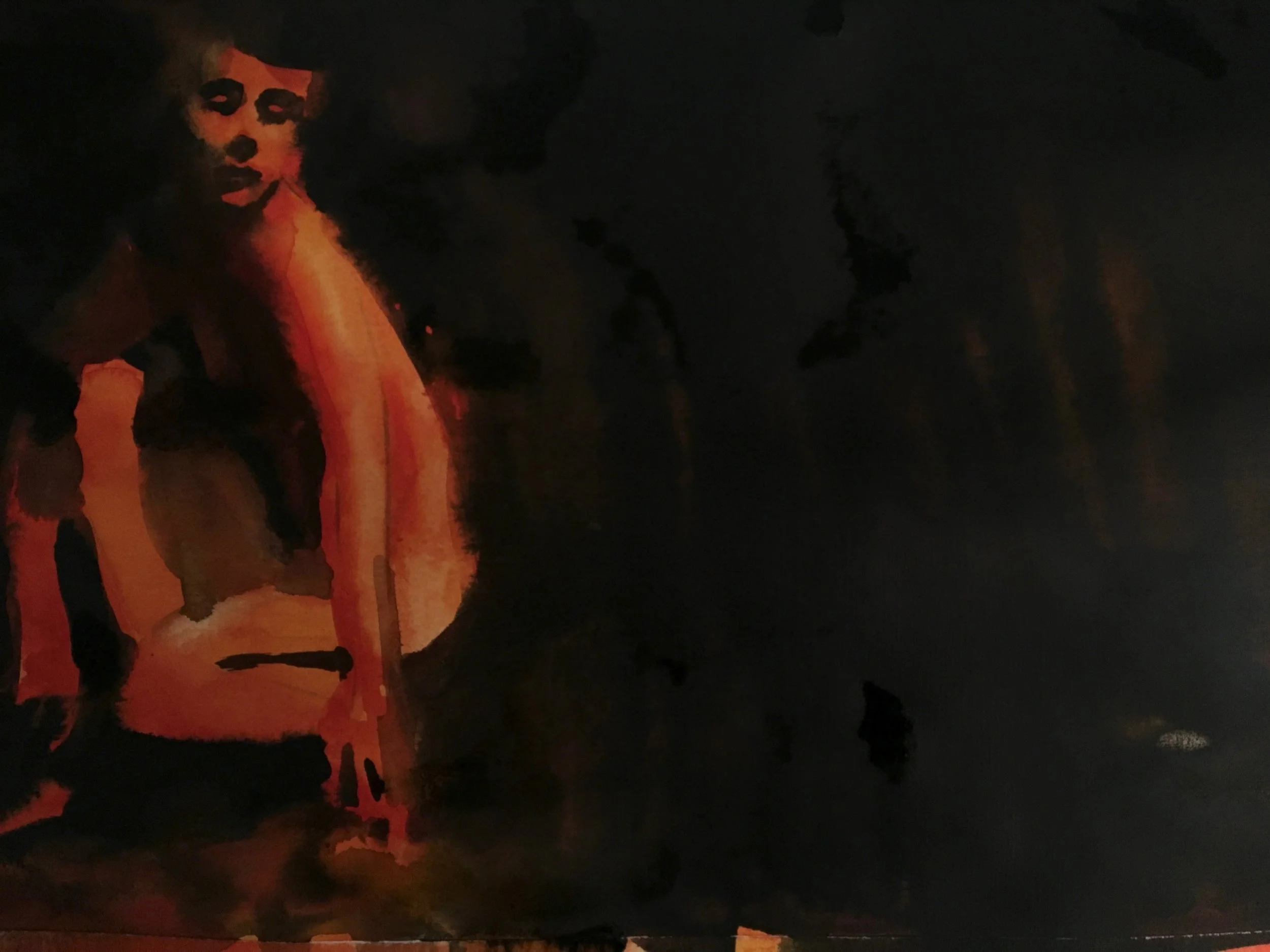 dark dancing - watercolour - 300€