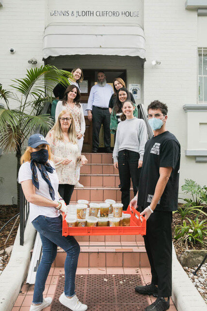 Delivery soup to The Jewish House, Australia