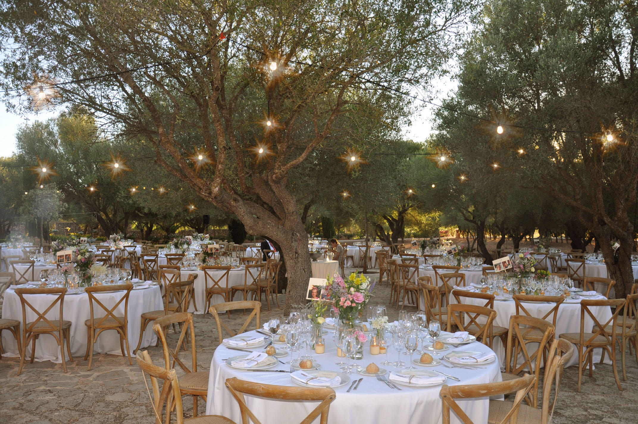 Lovely Rustic Wedding Set-up. Son Doblons, Spain